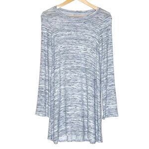 Cotton Blend Super Soft Jersey Long Sleeve Dress by Michael Lauren - Size Small